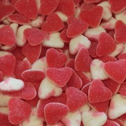 COEUR ROUGE ET BLANC SUCREES DULCEPLUS 100G