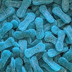 LANGUES BLEUES GOUT FRAMBOISE SUCREES DULCEPLUS 100G