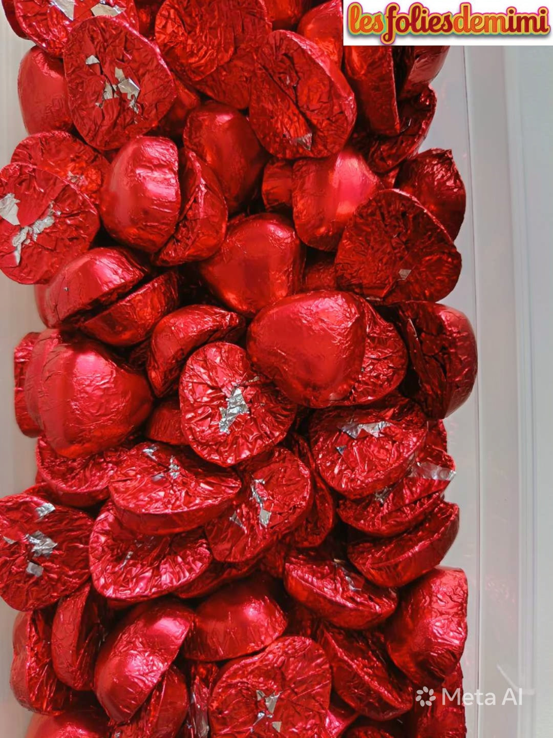 Coeur en chocolat au lait avec éclat de noisette 100G