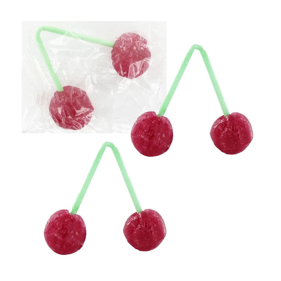 Sucette cerise double ×4