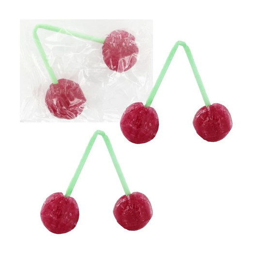 Sucette cerise double ×4